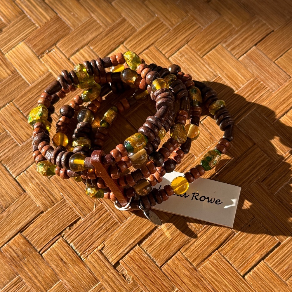 Laila Rowe Connected Stacked Beaded Bracelet NWT